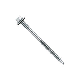 MAREFIX Vis à pointe pour panneau sandwich avec rondelle 5,5/6,3-60mm Zincée
