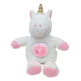 TACHAN Peluche Unicornio Projecteur Musical et Lumineux pour Bébé avec Lumières Changer de Couleur et Musique Relaxante - Jouet d'Éveil et Nuit