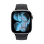 Apple Watch Series 11 GPS - 46mm - Boîtier Aluminium Space Grey - Bracelet Sport Black S/M