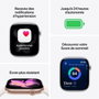 Apple Watch Series 11 GPS - 46mm - Boîtier Aluminium Space Grey - Bracelet Sport Black S/M