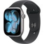 Apple Watch Series 11 GPS - 46mm - Boîtier Aluminium Space Grey - Bracelet Sport Black S/M