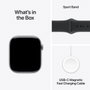 Apple Watch Series 11 GPS - 46mm - Boîtier Aluminium Space Grey - Bracelet Sport Black S/M