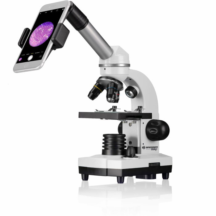 Bresser Microscope Junior Biolux SEL avec zoom 40x-1600x et support smartphone Bresser Microscope Junior Biolux SEL avec zoom 40x-1600x et support smartphone