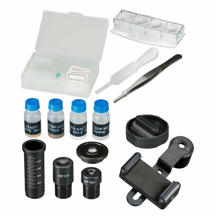 Bresser Microscope Junior Biolux SEL avec zoom 40x-1600x et support smartphone Bresser Microscope Junior Biolux SEL avec zoom 40x-1600x et support smartphone