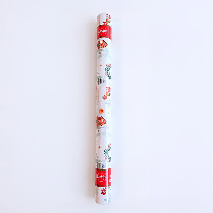 Exma Rouleau de nappe avec motif de Noël, 1,40 x 25 m