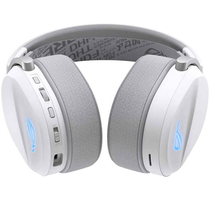 Asus ROG Pelta Casque Gaming Sans Fil et Filaire Bluetooth USB Type C Blanc