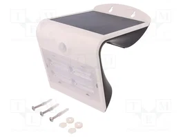 GOOBAY Lampe solaire LED blanche 3,2W IP65