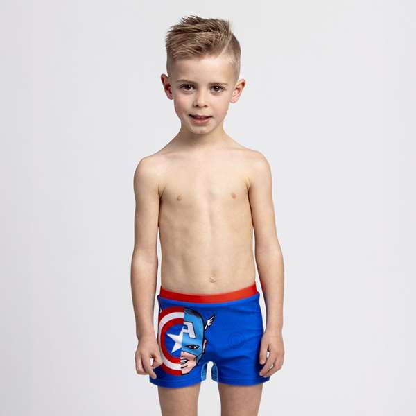 Cerdá Boxer de bain Avengers - Bleu foncé - Taille 10 ans