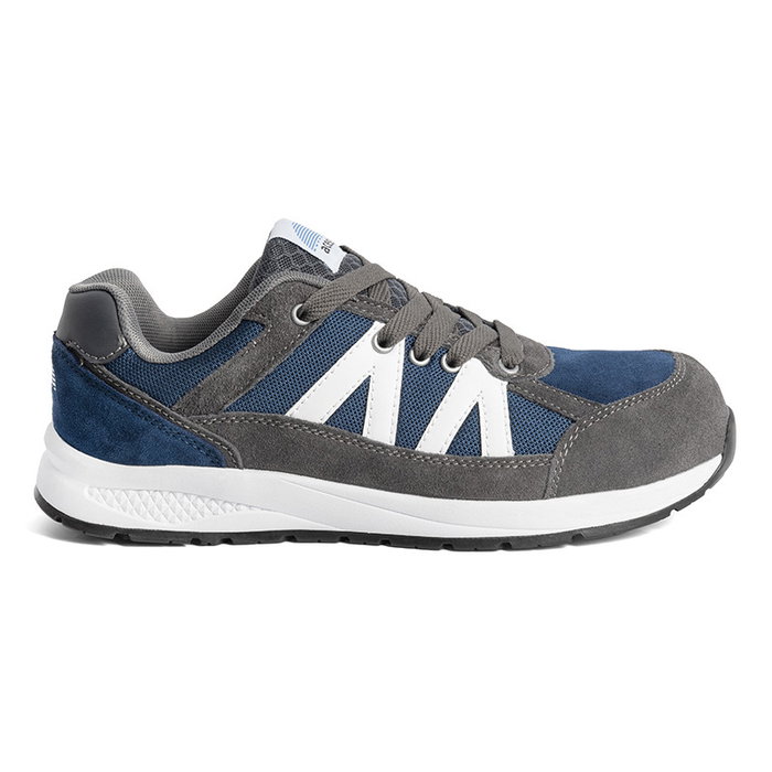 ACESS Chaussure de sécurité Serrajes bleu marine et gris Taille 38