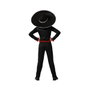 Atosa Déguisement Mariachi Squelette Chemise et Pantalon pour Enfant