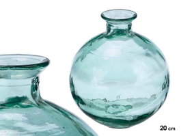 Giftdecor Bouteille Boule en Verre Transparent 20 cm x 18 cm 2L (Set de 4)