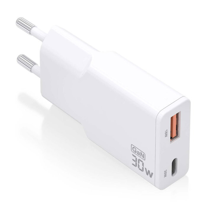 Chargeur mural Aisens ASCH-30W2P046-W Blanc 30 W