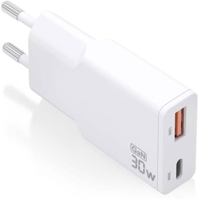 Chargeur mural Aisens ASCH-30W2P046-W Blanc 30 W