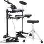PEARL E-Roadshow ERS-1000 Batterie Électronique Kit Tout-En-Un avec 150 Sons et Pads en Maille