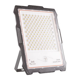 Projecteur LED solaire 200 W 20 000 Lm avec panneau solaire et télécommande