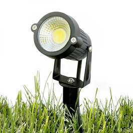 Pack de 4 Spots de Jardin sur Piquet LED 5W Blanco Frío 450Lm 6000K