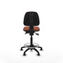 PIQUERAS Y CRESPO Tabouret Isso Asynchrone Tissu Marron