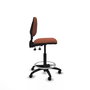 PIQUERAS Y CRESPO Tabouret Isso Asynchrone Tissu Marron