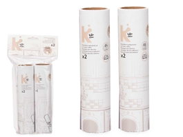 Arte Regal 2 Recharges Quitapelusa 60 Feuilles 19 cm Blanc (Set de 24)