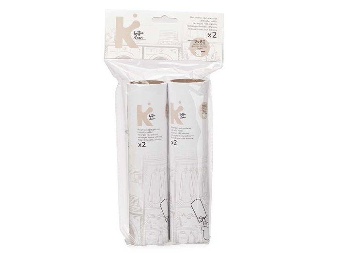 Arte Regal 2 Recharges Quitapelusa 60 Feuilles 19 cm Blanc (Set de 24)