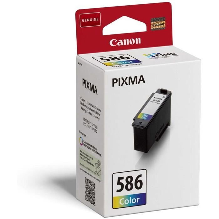 Canon CL-586 Cartouche d'encre multicolore (6227C001) - 180 pages Canon CL-586 Cartouche d'encre multicolore (6227C001) - 180 pages