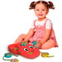 Clementoni Jeu Montessori Manzana 17600 pour Enfants à Partir de 18 Mois - Création de Bracelets avec Enfilage de Perles de Couleurs