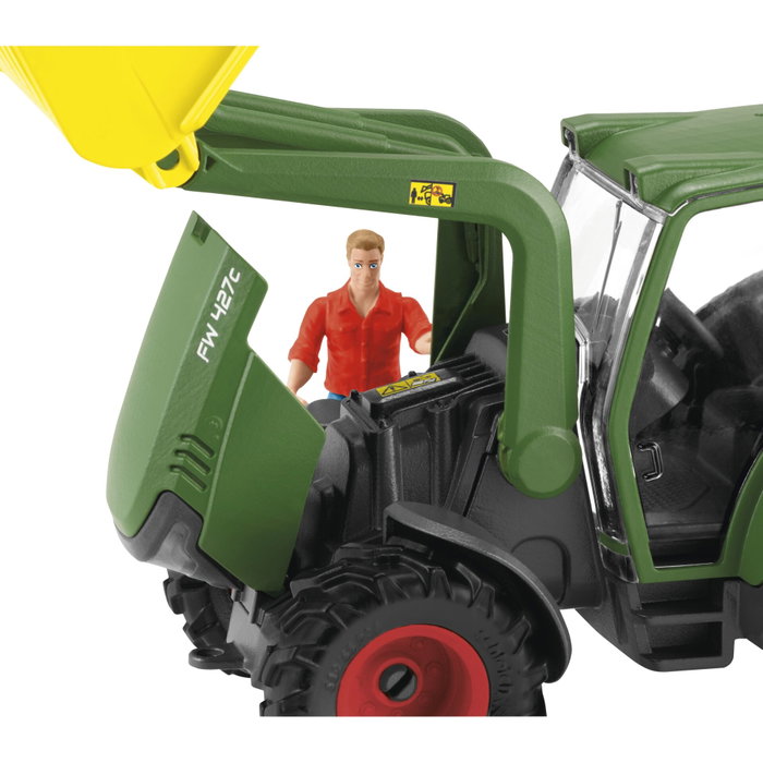 Schleich Tracteur et remorque Farm World 42608 avec figurines Paul et Goldendoodle de paille Schleich Tracteur et remorque Farm World 42608 avec figurines Paul et Goldendoodle de paille