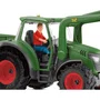 Schleich 42608 - Coffre Tracteur et Remorque de la Ferme avec 1 Tracteur, 1 Remorque, 1 Figurine Humaine Articulée et 1 Figurine de Chien - Jouet pour Enfants dès 3 Ans