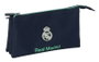Safta Portatodo triple, mallette de rangement Real Madrid deuxième équipement 25/26, dimensions 22 x 12 x 3 cm