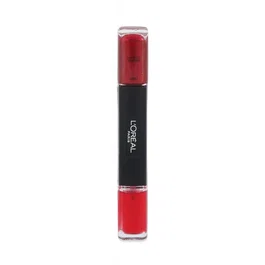 L'Oreal Paris Infallible Vernis à ongles 2-en-1 018 Siècle écarlate, Pack de 2 x 5 ml