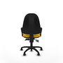 PIQUERAS Y CRESPO Chaise de bureau Algarra, Jaune