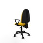 PIQUERAS Y CRESPO Chaise de bureau Algarra, Jaune
