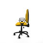 PIQUERAS Y CRESPO Chaise de bureau Algarra, Jaune