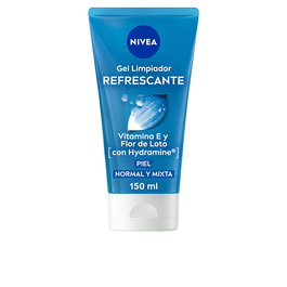 Nivea Gel Nettoyant Rafraîchissant Aqua à Base d'Eau 150 ml - Purifie et Hydrate les Peaux Normales