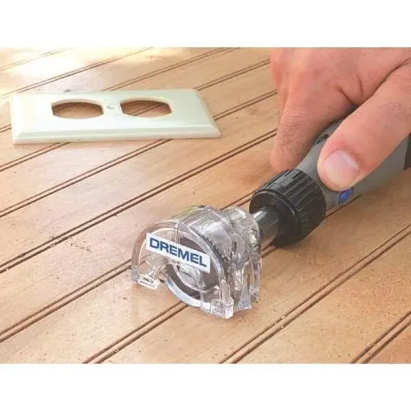Dremel - Accessoire Scie Circulaire 670 - Kit d'Adaptation pour Découpe Précise du Bois, Laminé, Parquet - Sécurité Intégrée