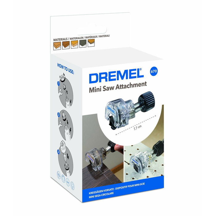 Dremel Adaptation Mini scie circulaire pour Dremel 670 Dremel Adaptation Mini scie circulaire pour Dremel 670