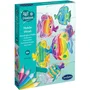 Sentosphere - Art & Créations Mobile Vitrail Poissons - Activité Créative Facile et Décorative - Kit Loisir Enfant dès 4 ans
