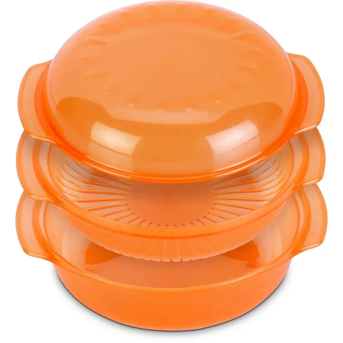 WPRO Cuiseur vapeur micro-ondes STM007 Ø 21,5 cm WPRO Cuiseur vapeur micro-ondes STM007 Ø 21,5 cm