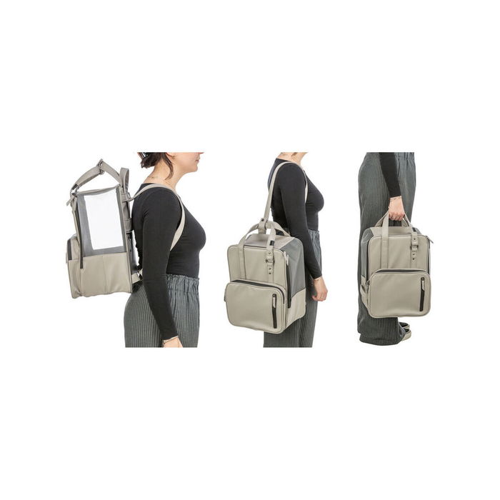 Sac pour animaux de compagnie Trixie CityStyle Gris clair 30 × 20 × 40 CM