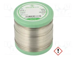 BROQUETAS Étain sans plomb Sn99,3Cu0,7 0,8mm 500g bobine