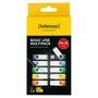 Intenso Basic Line Multipack Lot de 10 Clés USB 2.0 8 Go de Cinq Couleurs