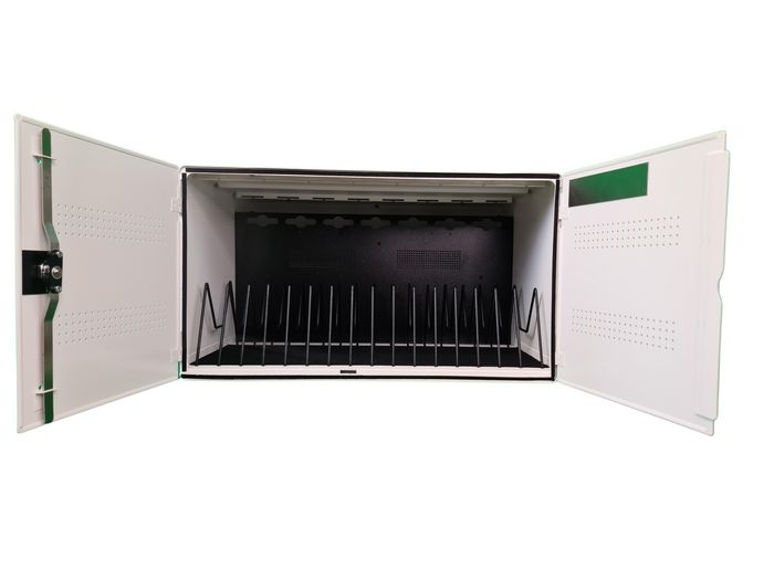 Leba NoteBox 16 - Coffre de rangement et recharge pour 16 tablettes - Blanc - USB-C - 12 watts par port - Verrou à clé Leba NoteBox 16 - Coffre de rangement et recharge pour 16 tablettes - Blanc - USB-C - 12 watts par port - Verrou à clé