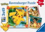 Ravensburger Puzzle Pokémon 3x49 Pièces à partir de 5 Ans