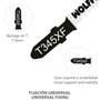 WOLFPACK LINEA PROFESIONAL Lot de 5 lames longues pour scie sauteuse, bois/métal/plastique
