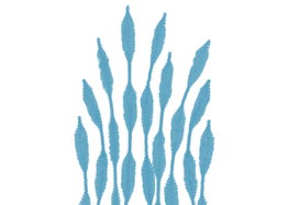 Innspiro Limpiapipas chenille formes bleu 13mm x 30cm, 25u.