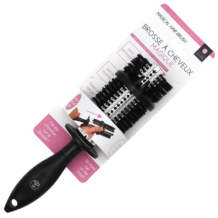 Cosmetic Club Brosse à cheveux avec anneau nettoyant Cosmetic Club Brosse à cheveux avec anneau nettoyant