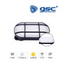 GSC Evolution Applique LED ovale Cercis avec grille, 15W, 4000K, Noir