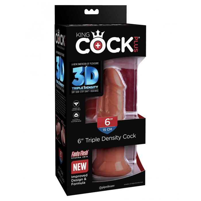 Gode réaliste Pipedream - King Cock TPE Ø 4,3 cm (15,2 cm)