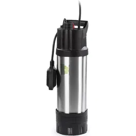 Fieldmann FVC 7005-EC Pompe Submersible 1200W, Débit 6200 l/h, Immersion 7m, Interrupteur à Flotteur, Acier Inoxydable