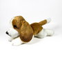 DEQUBE Peluche Basset Hound Tumbado 25cm Bocalan - Licencia Oficial
